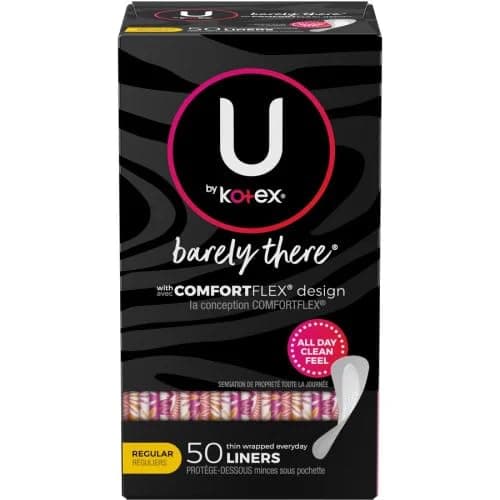 U by Kotex Barely There Thin Lines - 50 ct, Pack of 3