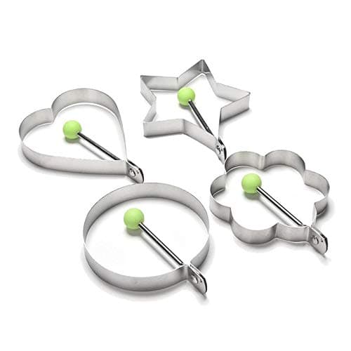 4Pcs/Set Stainless Steel Fried Egg Mold Cooking Egg Styling Tools Kitchen Gadget