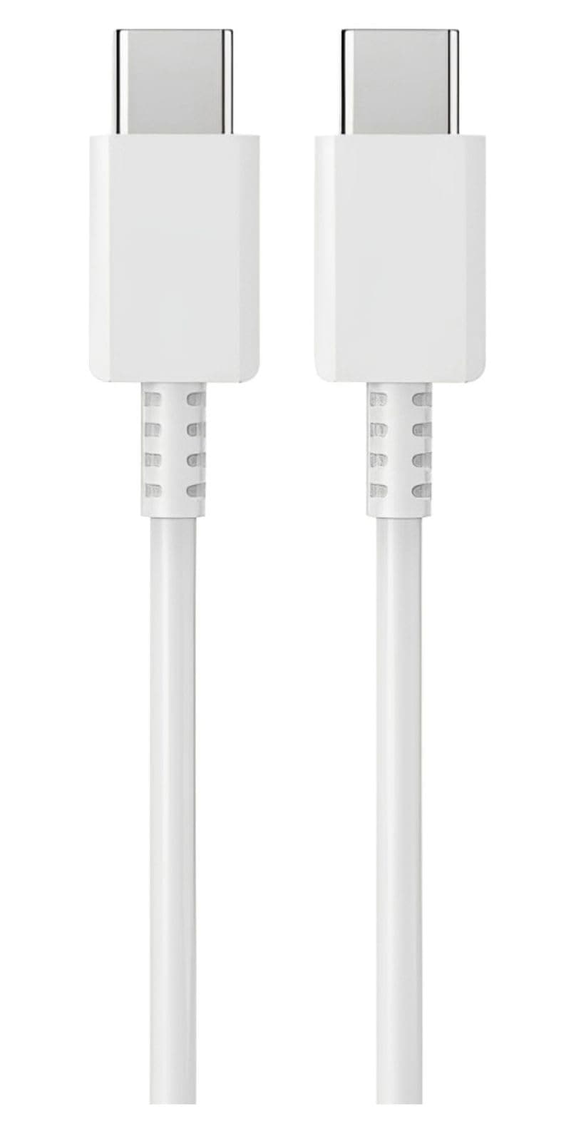 MYVN USB Type-C to Type-C Fast Charging Cable Compatible for Samsung Galaxy S21 FE, S22, S23, S23 Ultra, S24, S24 Ultra, S25, S25 Ultra, A54, A34, A23, A15, A14, F54, F34, M34 & USB-C Devices (White)