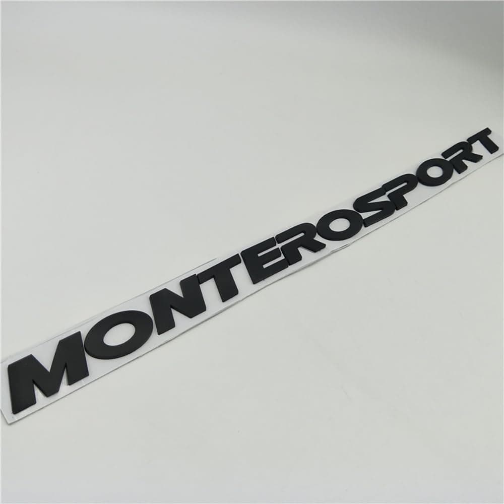 Car Body Emblems Replacement Rear Trunk Tailgate Sticker Chrome Letters for Pajero Montero Sport Monterosport Suv 3D Badge Accessories,C