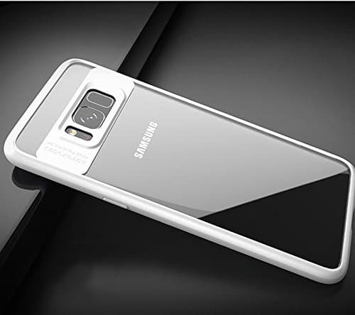 Samsung Galaxy S8 Plus New case Cover Shockproof Flexible Inner Protection Protective Case for [Samsung Galaxy S8+ Plus Protector] Special Design Elegant Luxury Slim Hybrid TPU Clear-White