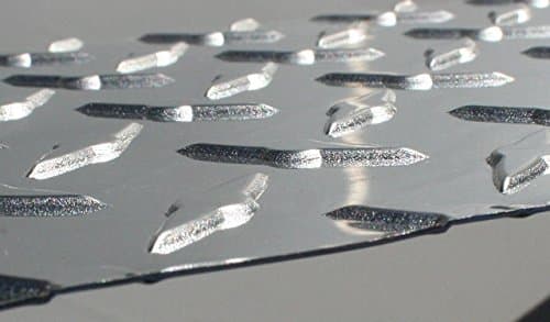 Aluminum Diamond Plate Sheets - .025 (Thin) 36 x 120 - Bright Polished