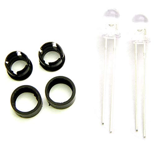 RC Lights 5290W Constant 5mm White Led Pair