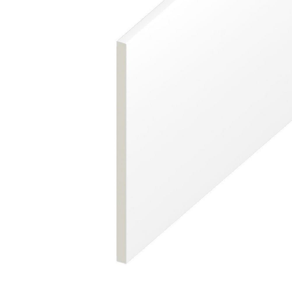 Upvc Flat Plastic Board White Gloss - 200mm Wide x 2 Metres Long