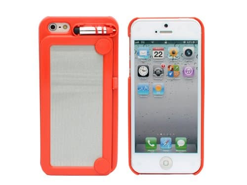 Creative Writing Drawing Doodle Scribble Board Pad Case Cover for iPhone 5 6th Red