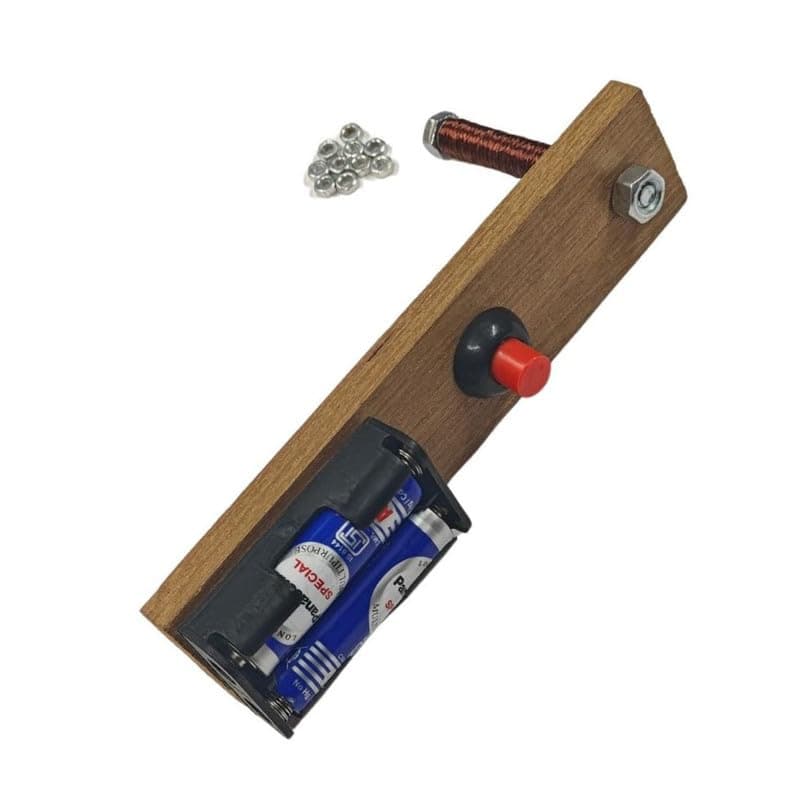 ERH India Electromagnet Science Project Working Model Readymade for School Science Students and Electromagnetism Experiment DIY Kit