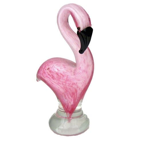 Glass Pink Flamingo - Small