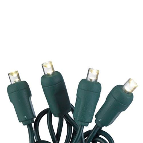 GKI Bethlehem Battery-Powered 50-LED 24-Foot Light String (2-Sets) Green Wire (Wide Angle Clear)