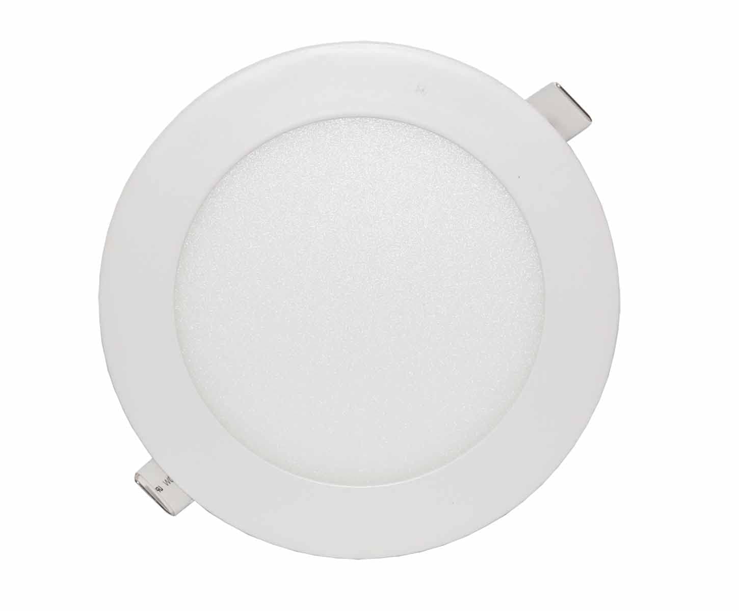 LOWENERGIE 12w LED Round Ceiling Panel Light Recessed Down Lighting, 170mm Dia, 100w Halogen Equivalent (4000k)
