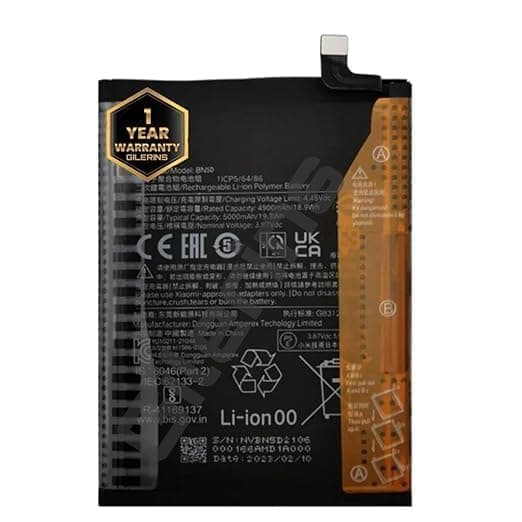 Original BN5D Battery for Redmi MI Note 11/11S M4 Pro Battery with 1 Year warrenty***.(G330)