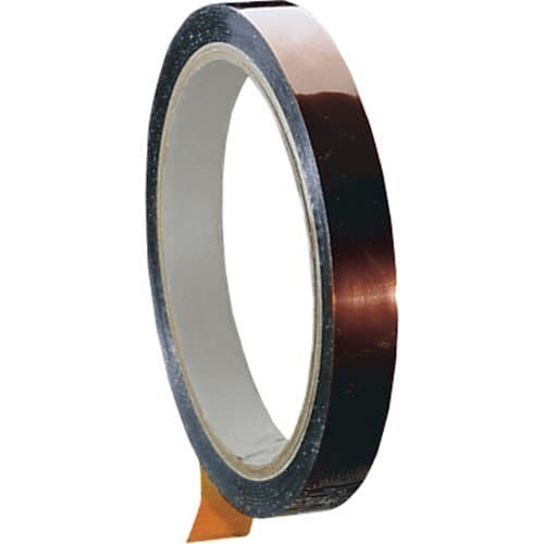 Shercon Polyimide Amber Tape Low Static 1/2" x 36 Yards