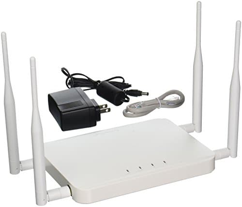 EnGenius 802.11ac 2x2 Dual Band, high-powered, long-Range, 26 dBm, Indoor Desktop Wireless AP with 4x 5 dBi External Detachable Omni Directional Antennas, Access Point/Client Bridge/CPE, 802.3af/at (ECB1200)