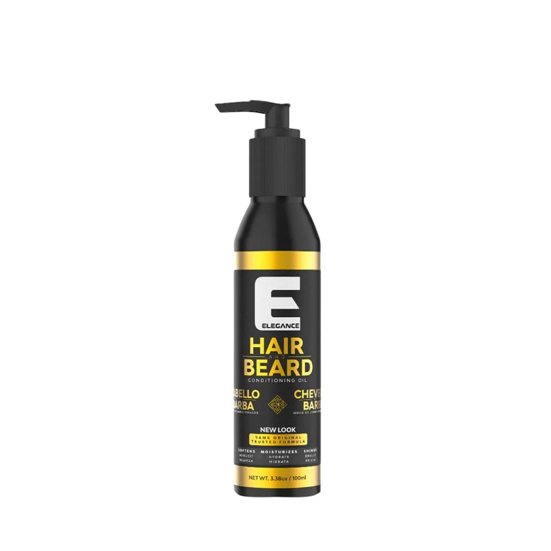E Elegance Hair & Beard Conditioning Oil - Highly Moisturizing And Lightweight Beard Conditioner For Men, Great Smell, 3.38 Oz