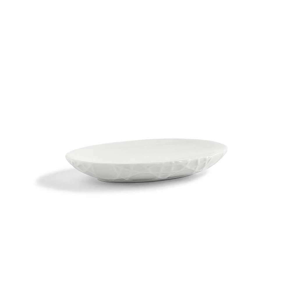 ARN-SD Rattan Soap Dish, White
