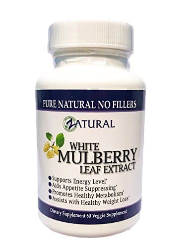 Extra Strength White Mulberry Leaf Extract 1000 Vegetable Capsule-Appetite Suppressant, Weight Loss, Lose Weight, Promotes Healthy Metabolism (2)