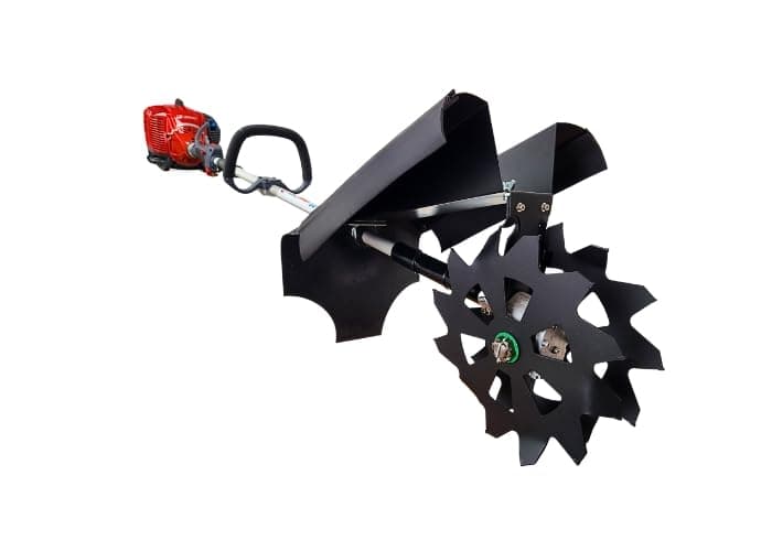 Pro 12 Mini Trencher, 2.5" Cutting Width, 12" Cutting Depth, Gasoline Powered, Modern Style, Metal Material, 24 lbs, Includes Blade