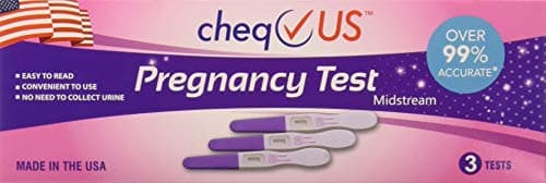 CheqUS Hcg Pregnancy Urine Test-midstream, 6 Count