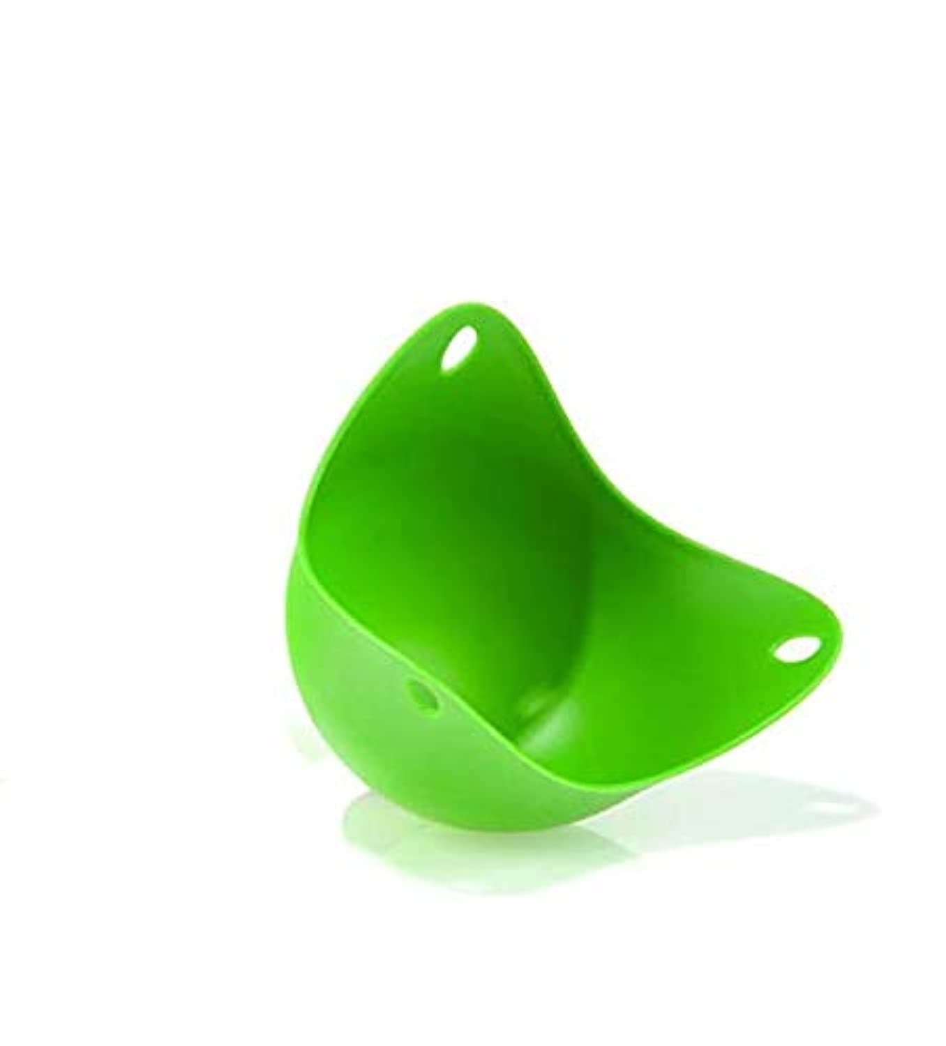 Egg Poacher Cups poached egg maker Egg Poaching Cups Microwave or Stovetop Egg Cooker Green