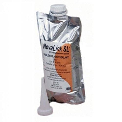 NovaLink SL Pool Deck Joint Sealant - Color Gray - Replacement for DECK O SEAL - 68 oz