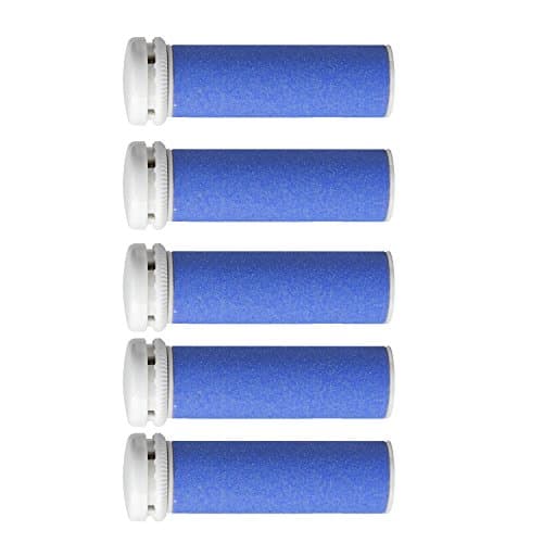 Super Coarse Micro Mineral Replacement Rollers Compatible with Emjoi Micro-Pedi Callous Remover (5 PACK)