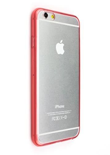 TPR1 SERIES Phone Case For iPhone 6 / 6S - Transparent Back Cover [Thin] Dual Layer [DualColor] Impact and Scratch Protection - Red