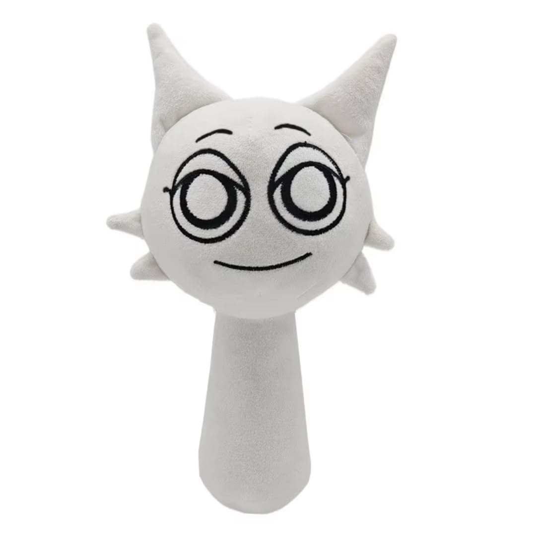 Sprunki Plush Toy (White, 30 CM)
