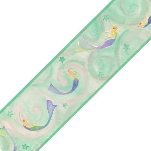 Surestrip Green Mermaid Ocean Prepasted Wallpaper Border