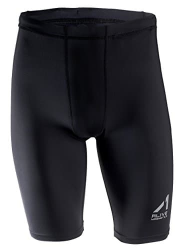 Men's Cool Quick Dry Sports Under Base Layer Compression Shorts and Tights Pants Performance Wear - Rich Black Shorts (Size X-Large)