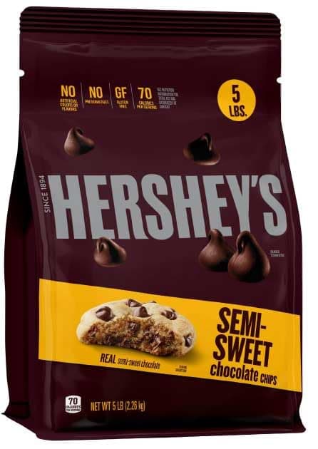 Semi-Sweet Chocolate Baking Chips 5LB bag