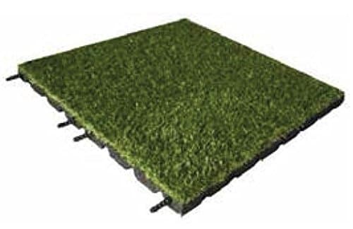 Syngreen Interlocking Tile Mat 500x500x30mm grass green