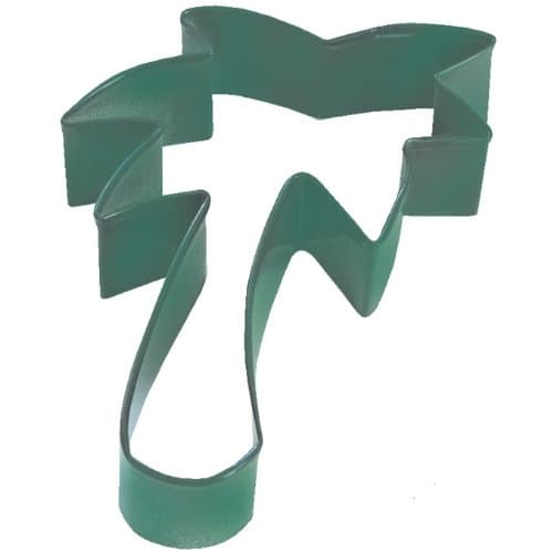 Nautical OTBP Palm Tree Green Poly Resin Cookie Cutter 3.75 Inch –Tin Plated Steel Cookie Cutters – Palm Tree Green Poly Resin Cookie Mold