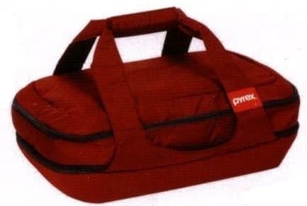 World Kitchen Pyrex Portable Double Decker Casserole Carrier - Carries Two (2) 3 Quart Casseroles