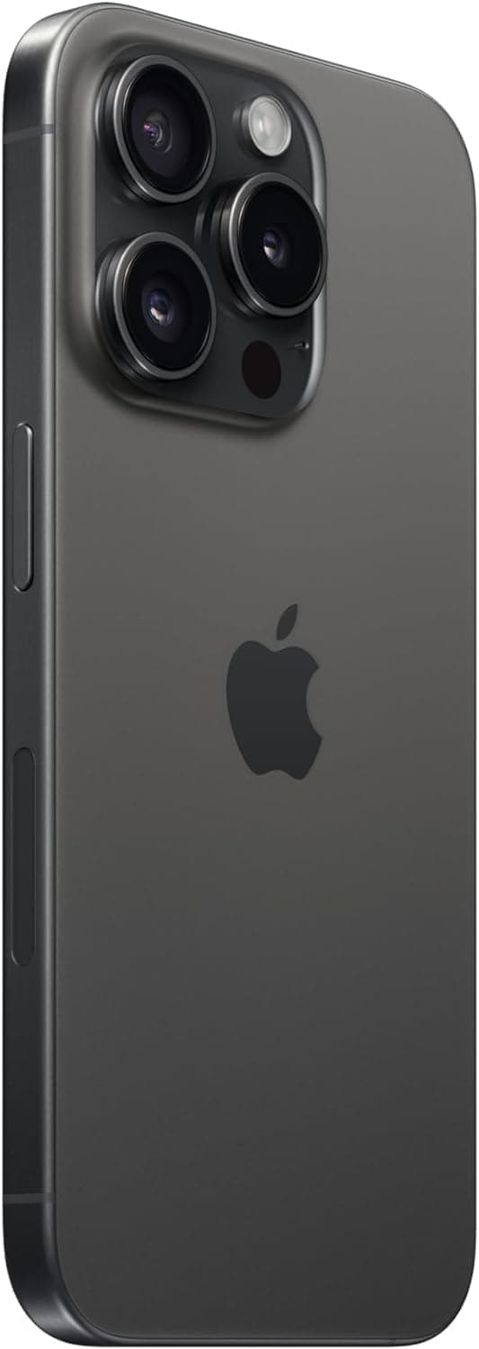 Apple iPhone 15 Pro, US Version, 512GB, Black Titanium for Boost Mobile (Renewed Premium)