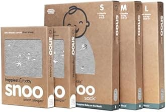 The Big Bundle 100% Organic Cotton - Includes 3 SNOO Sacks and 2 SNOO Bassinet Fitted Sheets (Graphite Planets)