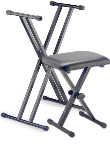 CRONENWERTH Keyboard Stand and Bench – Height-Adjustable – Set Offer