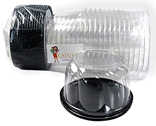5 Inch Cake Container with 4 Inch Dome for a Mini Cake (Pack of 80)
