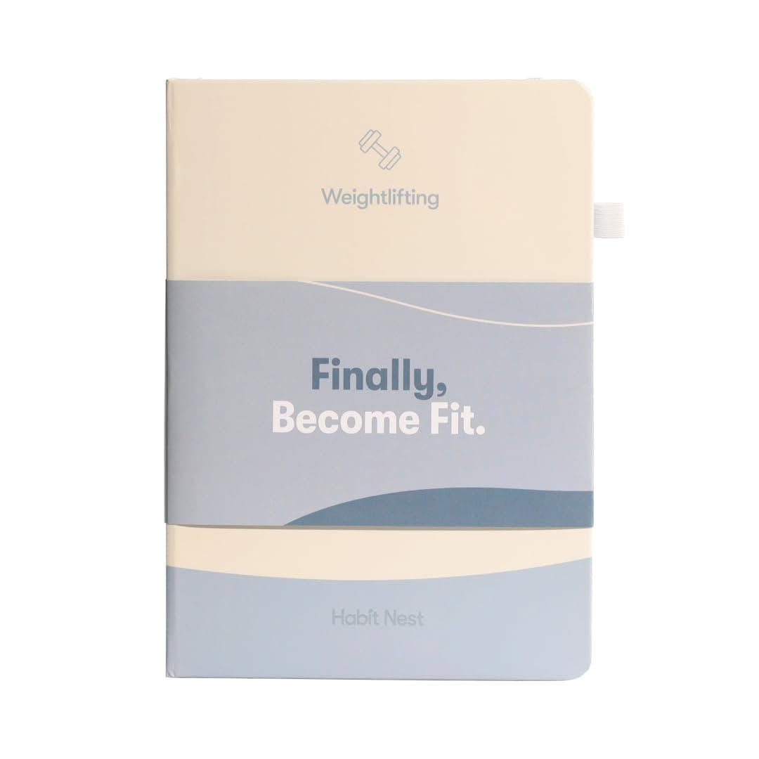 Habit Nest Weightlifting Gym Buddy - 12-Week Personal Training Program & Workout Journal
