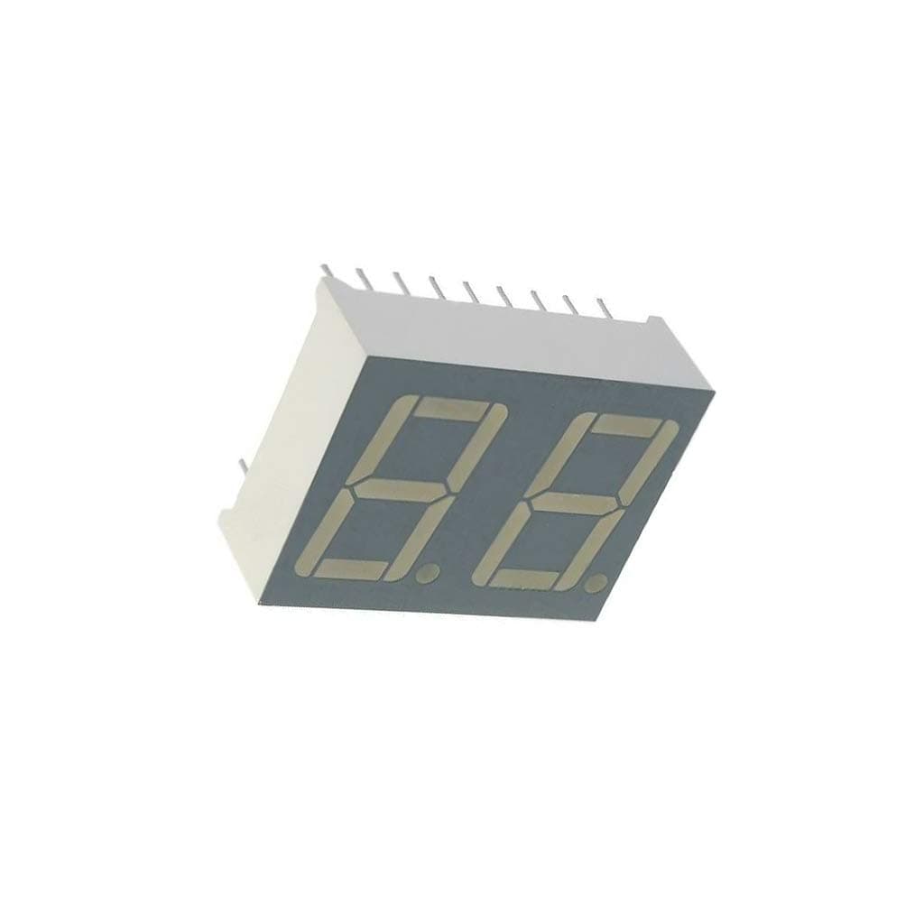 DC56-11GWA Display: LED 7-Segment 14mm 0.56" No.Char: 2 Green 2-10.5mcd KINGBRIG