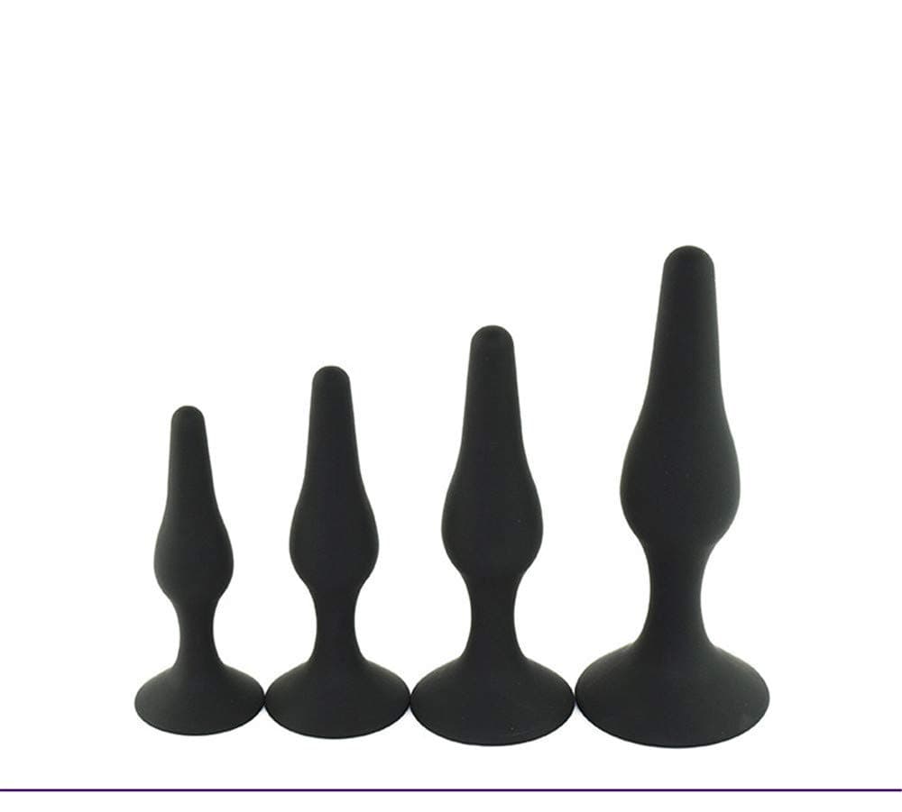 4pcs Medical Silicone Exercise Toy Black Set