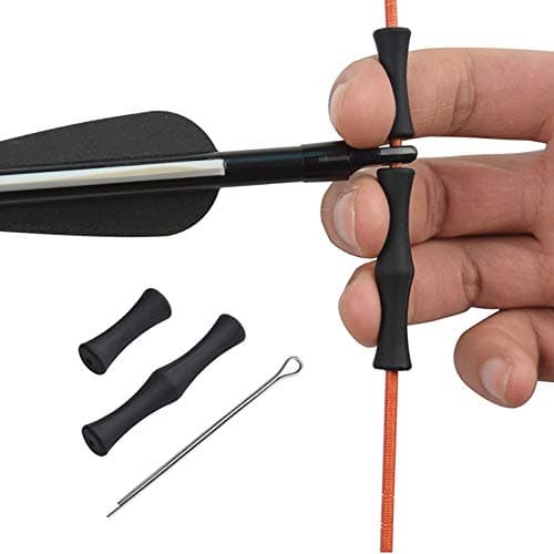 EOUS Bow String Finger Savers Archery Recurve Bow Finger Guard String Fingers Roller Rubber