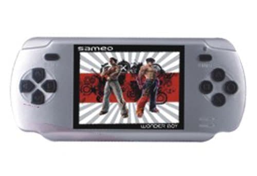 Sameo Wonder Boy - 8 Bit Handheld Game (Metallic Silver)