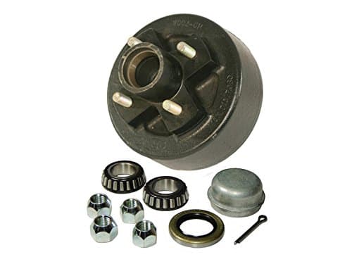 Rigid Hitch Trailer Hub-Drum Assembly - 4-Bolt on 4" Bolt Circle (HD-700A-22-A) with 1-1/16 inch I.D. Bearings - Single
