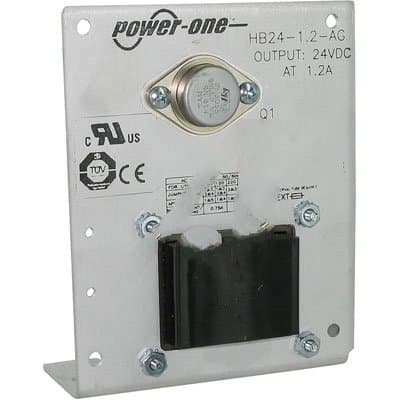 Bel Power Solutions HB24-1.2-AG, Power Supply; AC-DC; 24V@1.2A; 100-264V in; Open Frame; Panel Mount; Linear