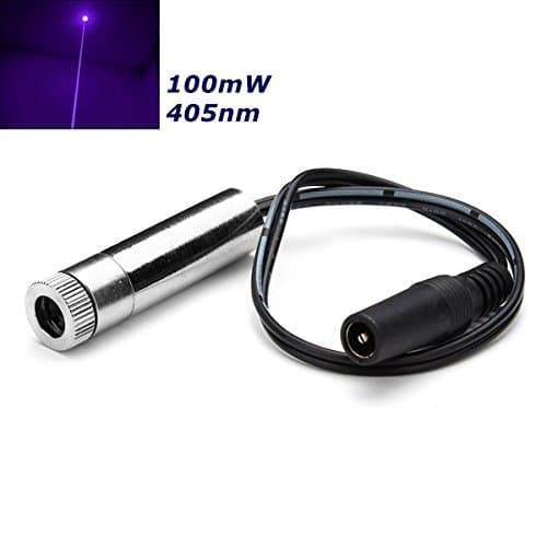 100mW 405nm Focusable Dot Violet Laser Module Laser Generator Diode