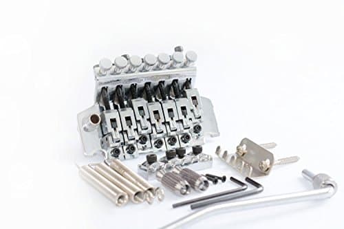 DGI MART Silver Floyd Rose Original 7-String Double Locking Tremolo Bridge Electric Guitar Parts System