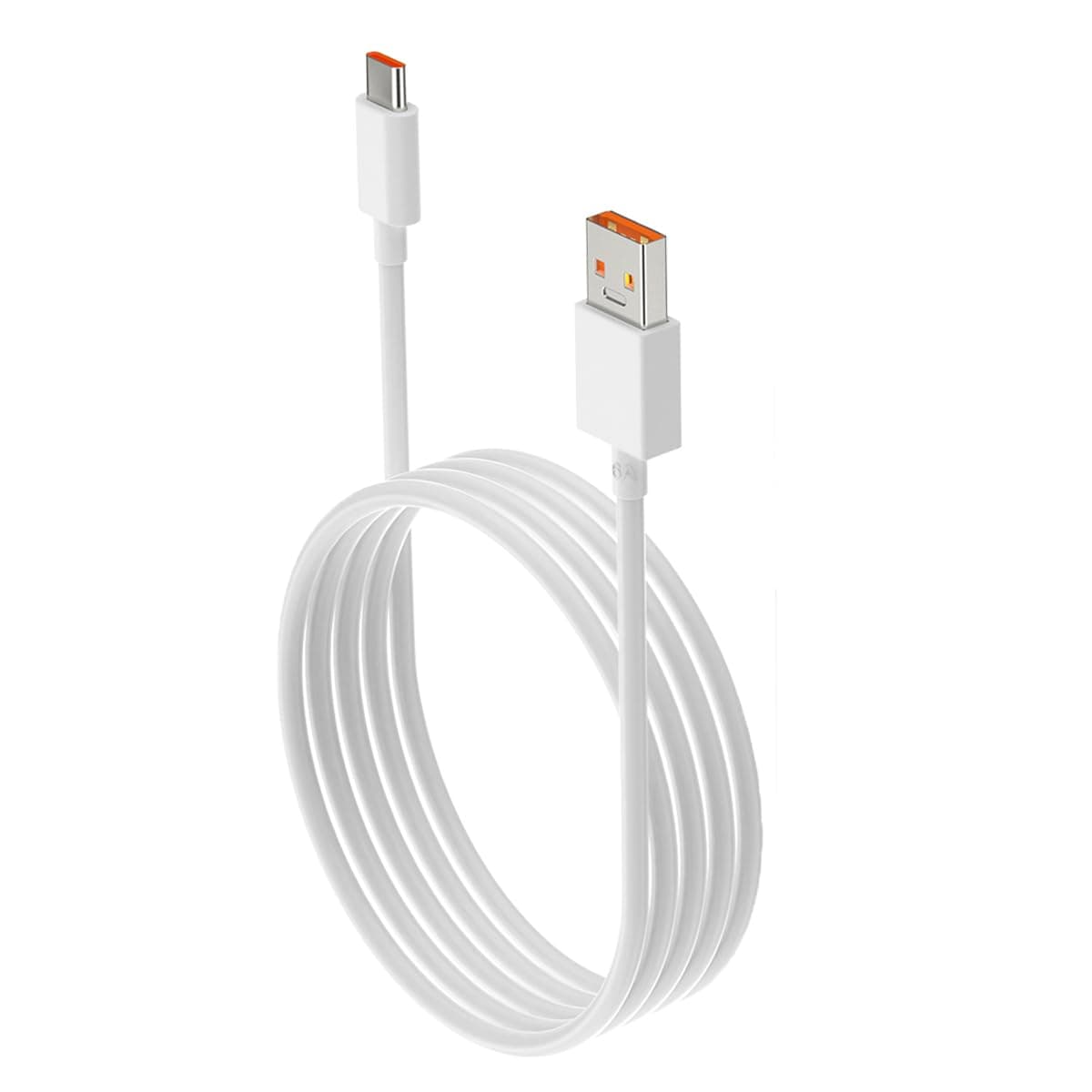 120W for Xiaomi Charger Cable Hypercharge Turbo USB Type C Fast Charging Cable 6A for Xiaomi 14 13 12 13t 12t 12s Pro Lite Redmi Note K70 K60 K50 11 11s 12 plus Poco X6 X5 F4 X4 Gt Black Shark 5 6.6ft