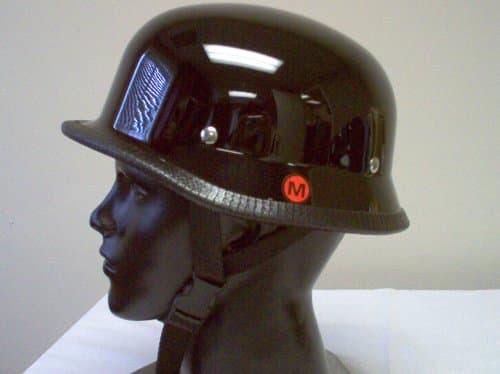German Gloss Black Novelty Helmet Large