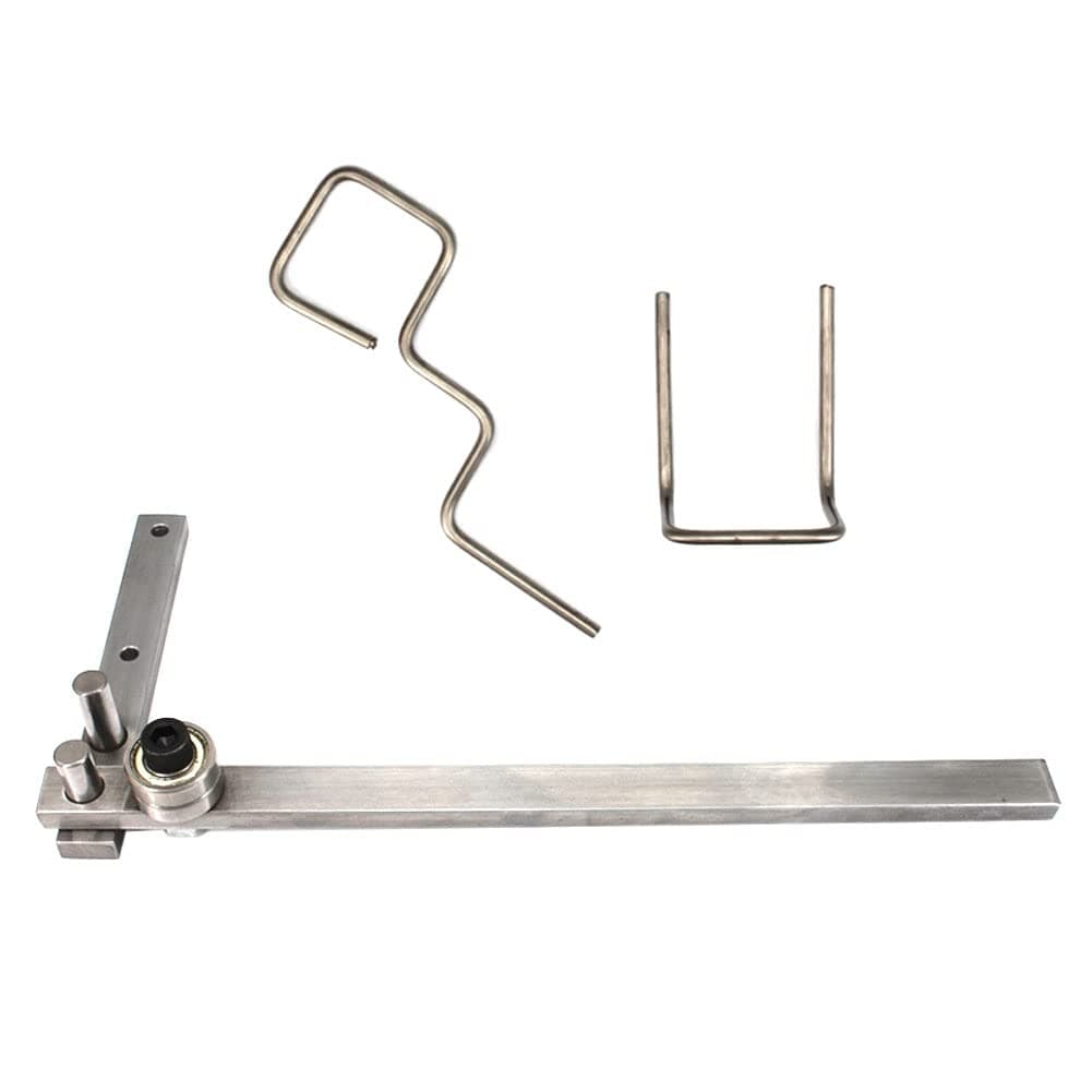 Manual Mini Universal Bending Bender; Mini Universal Bender; Maximum Bendable Diameter 0.3" 8mm Steel Rod.DIY Iron Creative Hand Tools