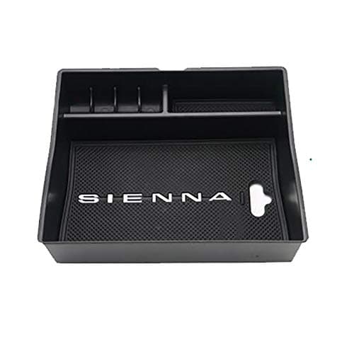 Non-Slip Mat In Central Armrest Container Holder Stowing Box for Toyota Sienna 2011-2018