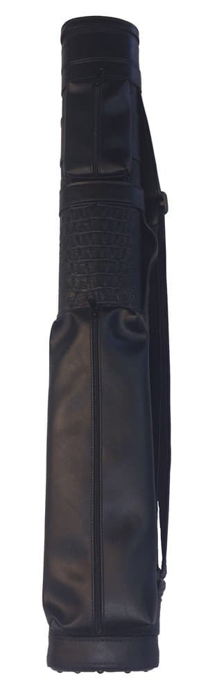Giuseppe 2 x 2 Pool Cue Custom Carry Case - Midnite and Black Croc 2 Butt 2 Shaft
